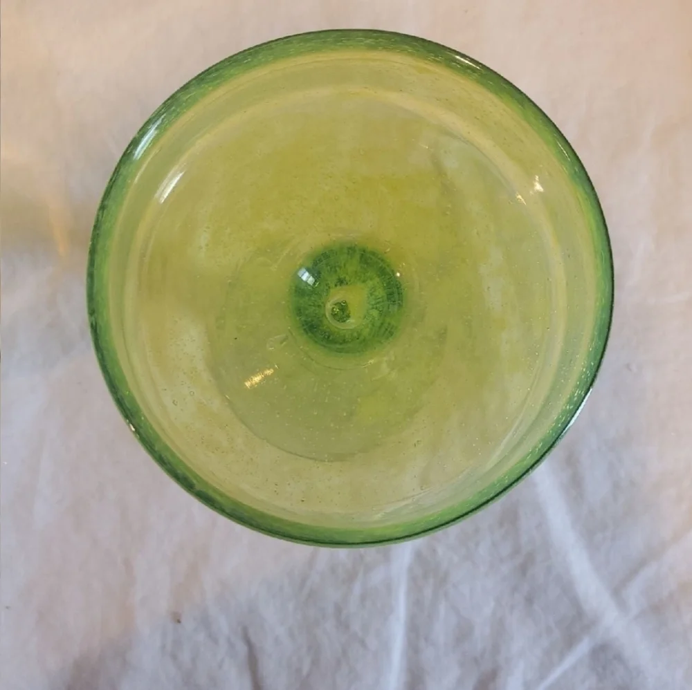 Set Of 3 Crate & Barrel Calypso Margarita Glasses